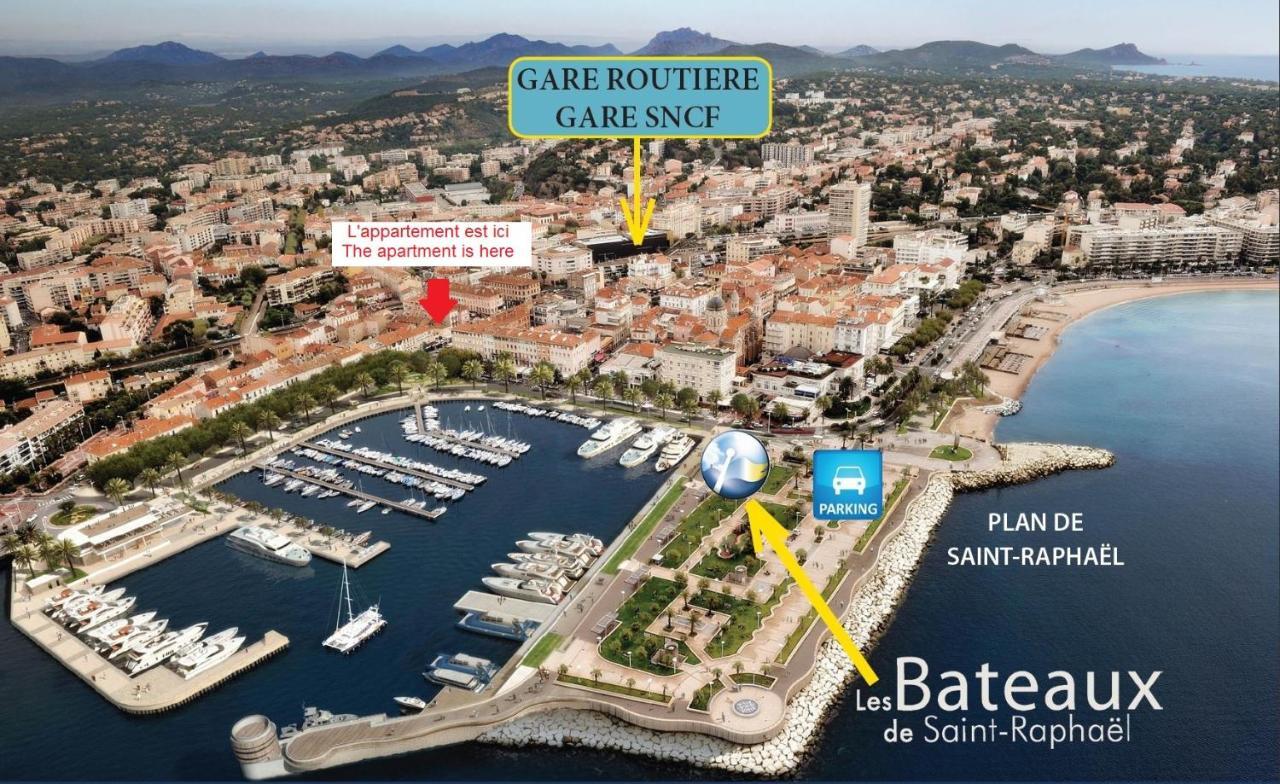 Appartement 2 Neuf Sur Le Port A Cote De La Plage Saint-Raphael  Bagian luar foto